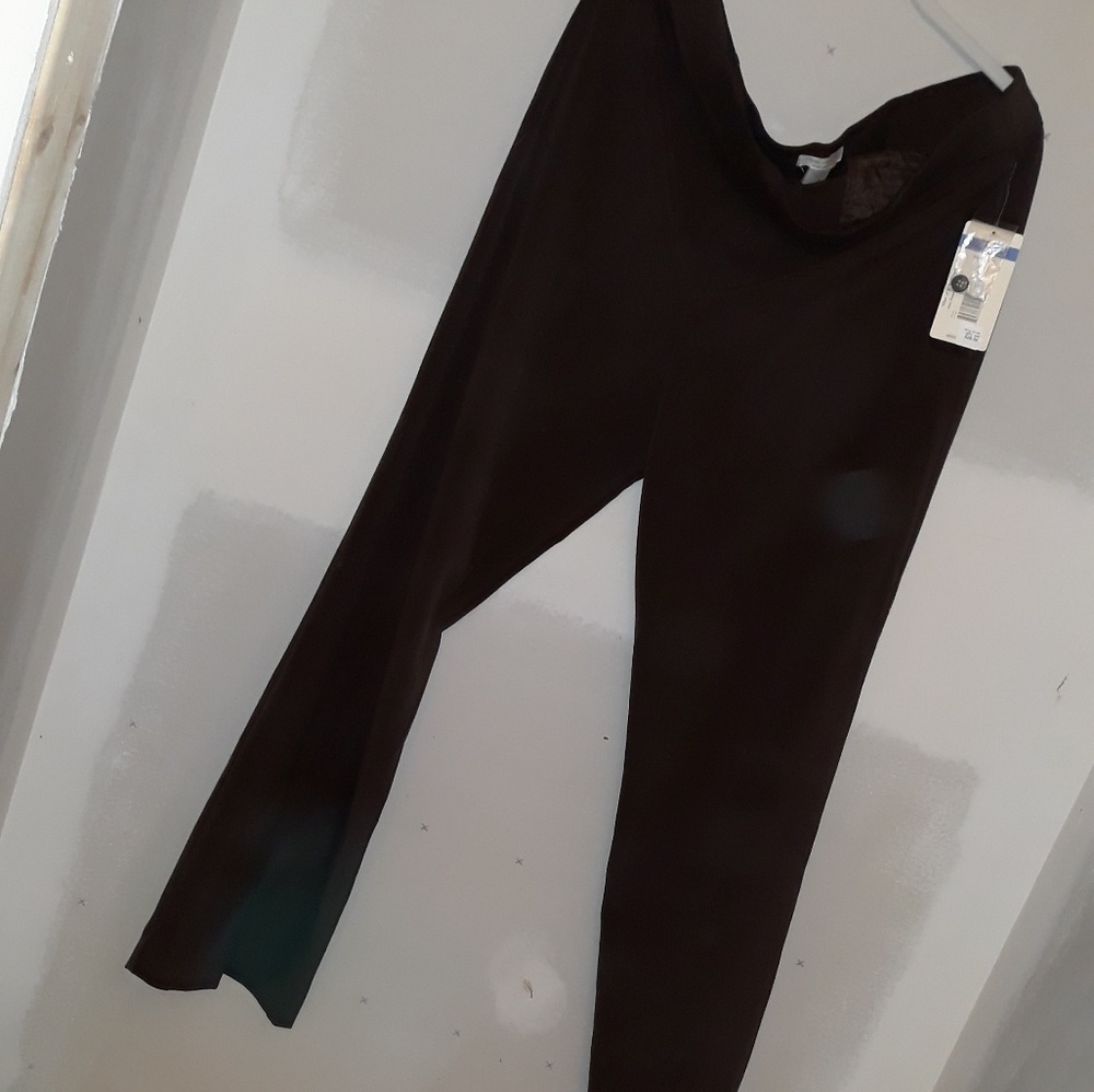 Three season brown maternity pants